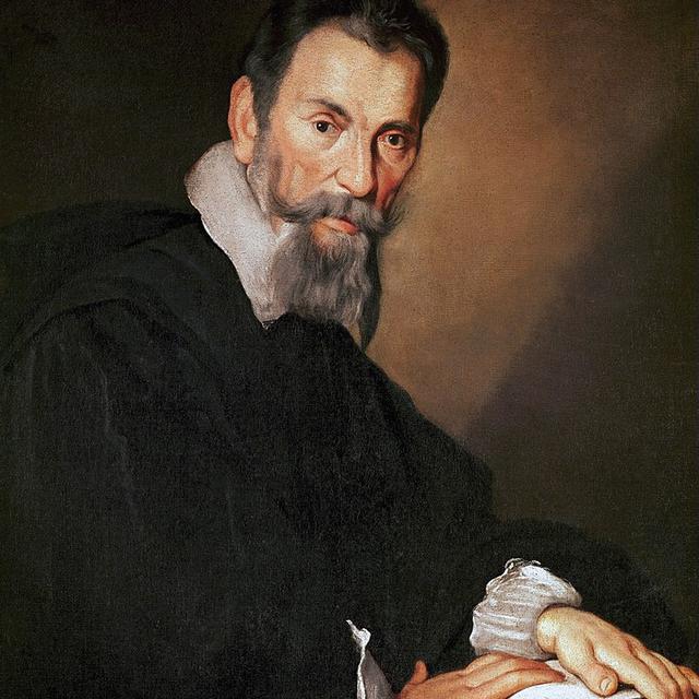 Portrait du compositeur italien Claudio Monteverdi (1567-1643). [Domaine public]
