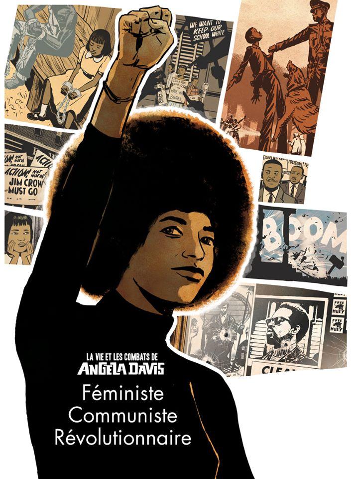 Une planche de la BD "Miss Davis. La vie et les combats d'Angela Davis". [Editions du Rocher]