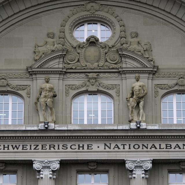 La Banque nationale suisse s'attend à un recul de 6% du PIB cette année. [KEYSTONE - Anthony Anex]