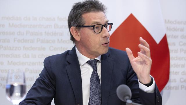 Matthias Egger, le président du Conseil de la recherche du Fonds national suisse, le FNS. [Keystone - Peter Klaunzer]