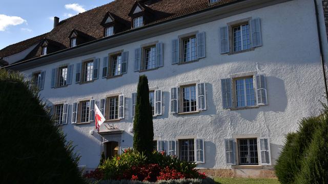 L'Hôtel du Parlement et du gouvernement jurassiens à Delémont. [RTS - Gaël Klein]