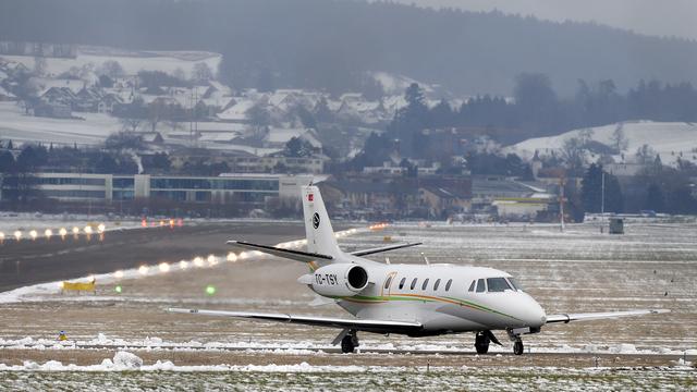 Un jet privé. [Keystone - Walter Bieri]