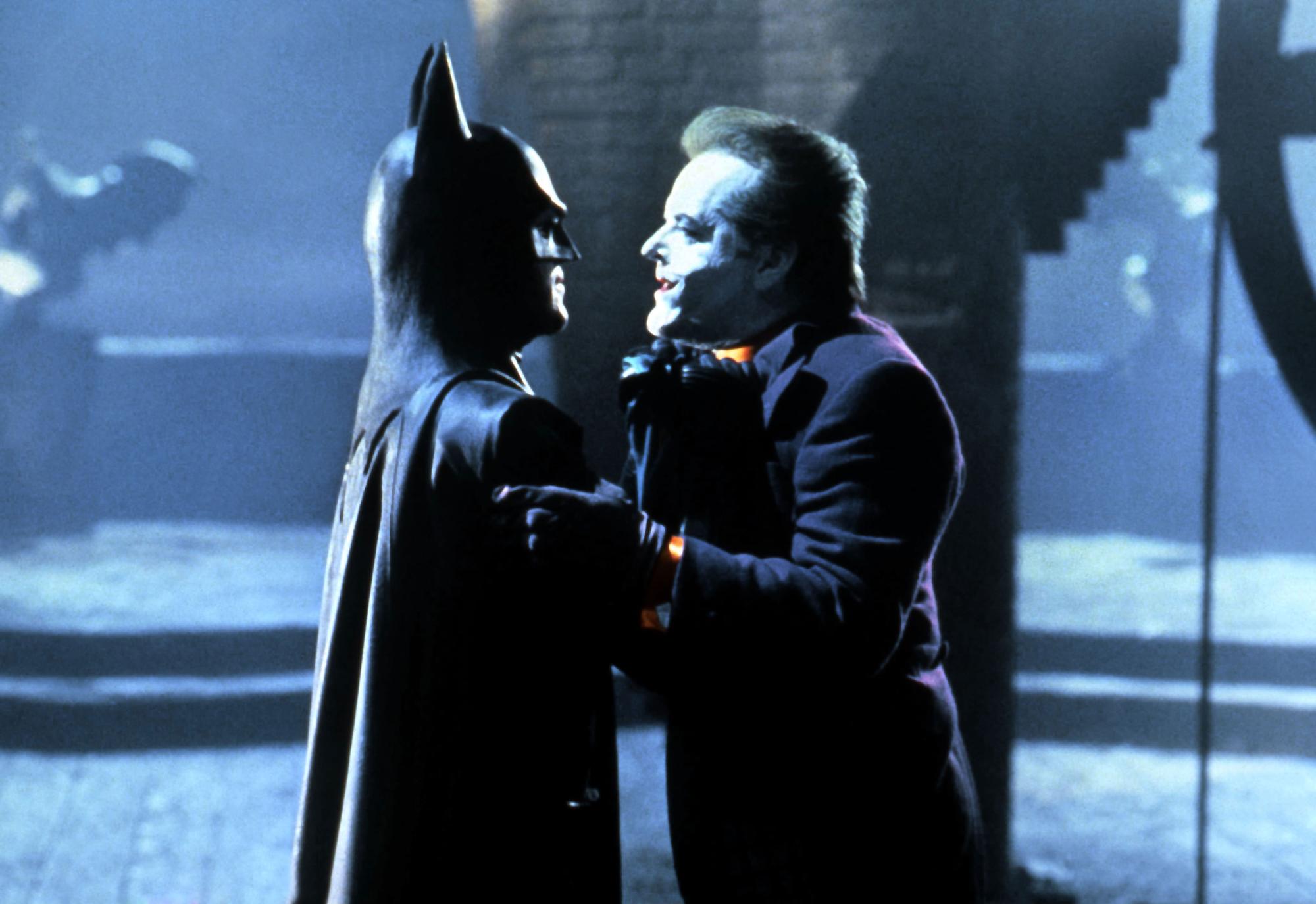 Michael Keaton et Jack Nicholson dans "Batman" de Tim Burton. [Warner Bros / The Guber Peters C / Collection ChristopheL/AFP]