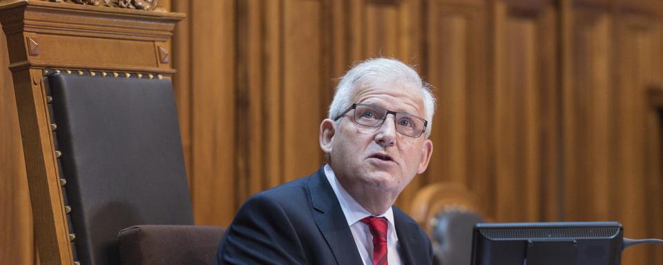 Hans Stöckli (PS/BE), président du Conseil des Etats. [Keystone - Alessandro della Valle]