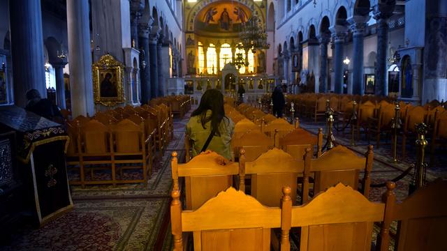 L'église orthodoxe Agios Dimitros à Thessalonique. [AFP - Sakis Mitrolidis]