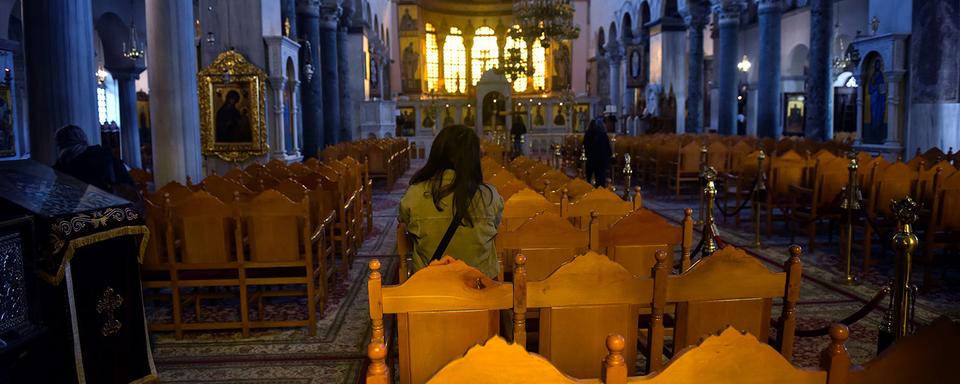 L'église orthodoxe Agios Dimitros à Thessalonique. [AFP - Sakis Mitrolidis]