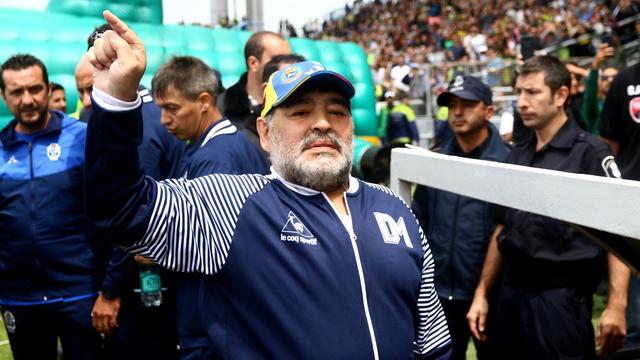 Diego Maradona vient tout juste de fêter ses 60 ans. [Keystone - Arduin Maurici]