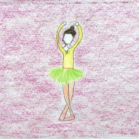"La danse" dessin réalisé par Line. [Line]