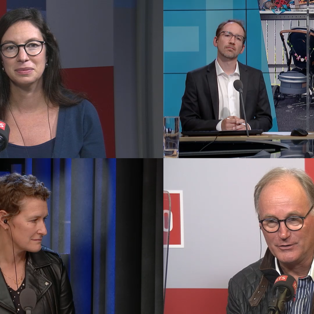 Débat entre Céline Vara, Marie-France Roth Pasquier et Yves Nidegger. [RTS]