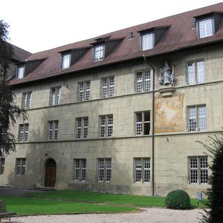 Le bâtiment le plus ancien du Collège Saint-Michel à Fribourg. [CC-BY-SA - Grentidez]