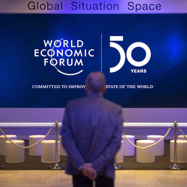 Le World Economic Forum 2020. [Keystone - Gian Ehrenzeller]