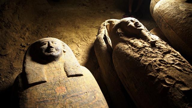 En quelques jours, l'Egypte déterre 27 nouveaux sarcophages à Saqqara [Keystone - Tourism and Antiquities Ministry]