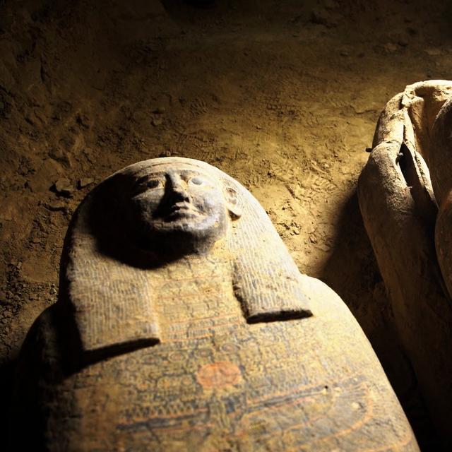 En quelques jours, l'Egypte déterre 27 nouveaux sarcophages à Saqqara [Keystone - Tourism and Antiquities Ministry]