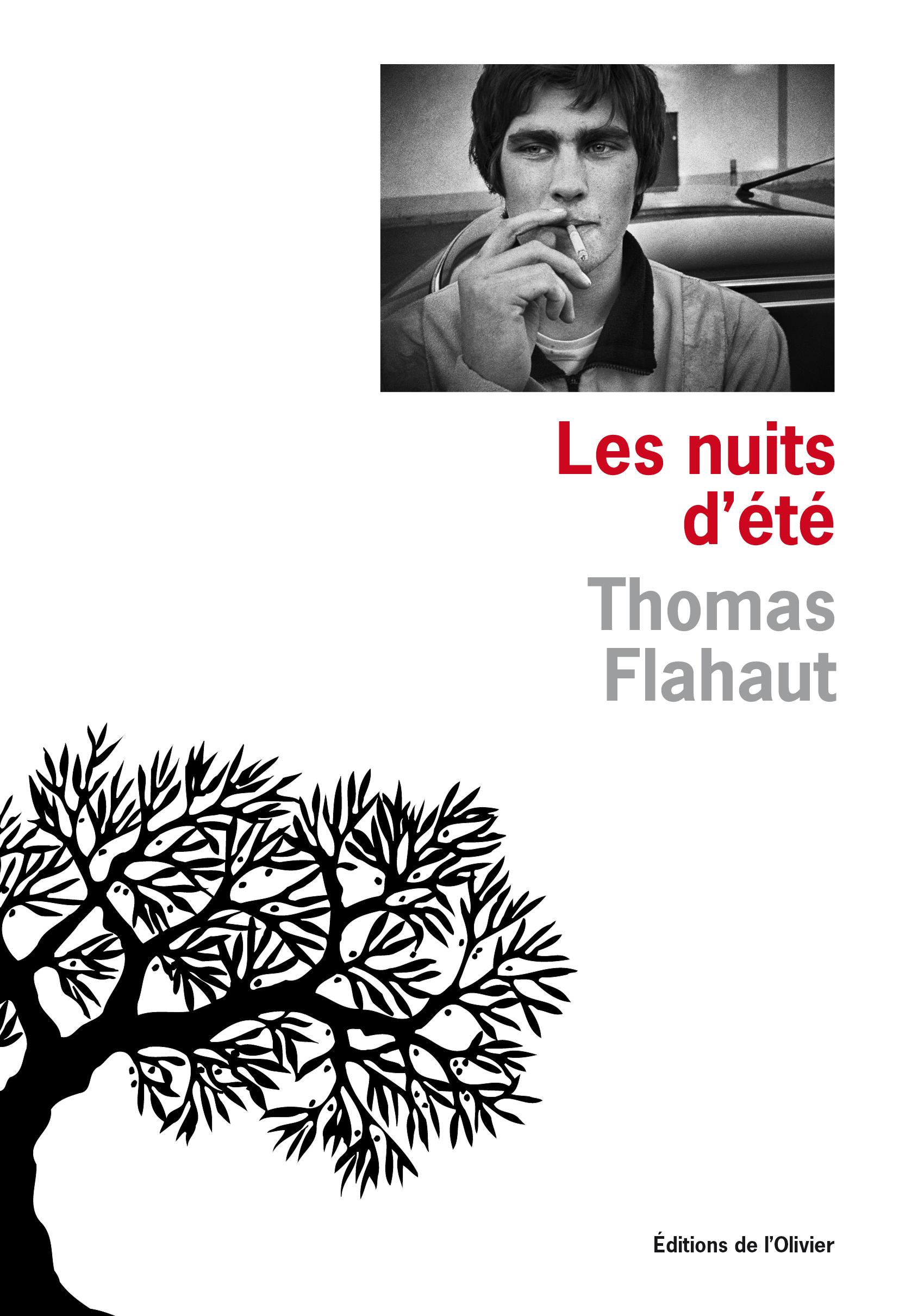 La couverture du livre "Les nuits d'été" de Thomas Flahaut. [Editions de l'Olivier]