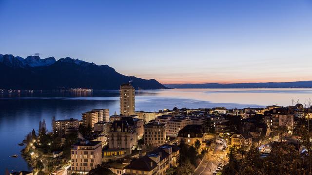 Vue sur Montreux. [Keystone - Cyril Zingaro]