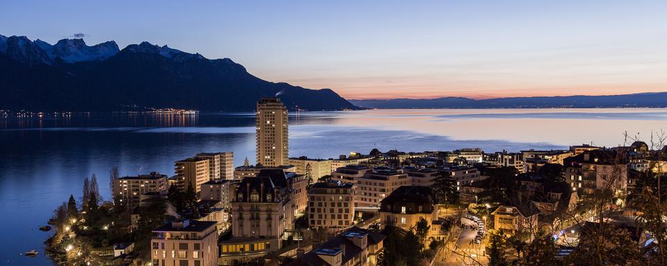 Vue sur Montreux. [Keystone - Cyril Zingaro]