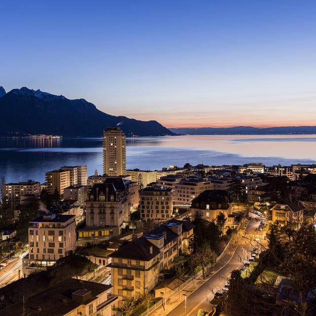 Vue sur Montreux. [Keystone - Cyril Zingaro]