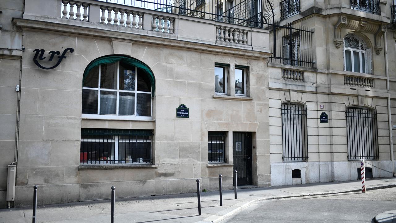 L'entrée des éditions Gallimard, à la rue Gaston Gallimard, Paris, le 12 février 2020. [afp - Stéphane de Sakutin]