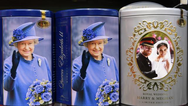 La reine serait attristée de la décision de Harry et Meghan. [Keystone - EPA/Andy Rain]