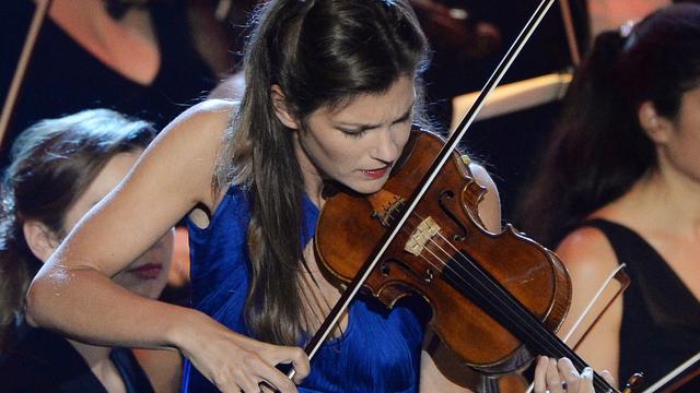 Janine Jansen à la cérémonie des Victoires de la Musique classique, à Aix-en-Provence (2014). [AFP - Boris Horvat]