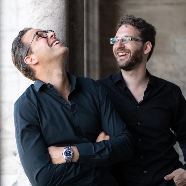 Vincent Barras et Vincent Thévenaz, le duo "W". [doublev.ch/DR]