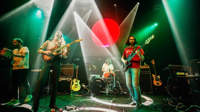 Le groupe romand L'Eclair sur une des scènes du festival Eurosonic, à Groningue, aux Pays-Bas, le 15 janvier 2020. [Festival Eurosonic 2020 - Bart Heemskerk]