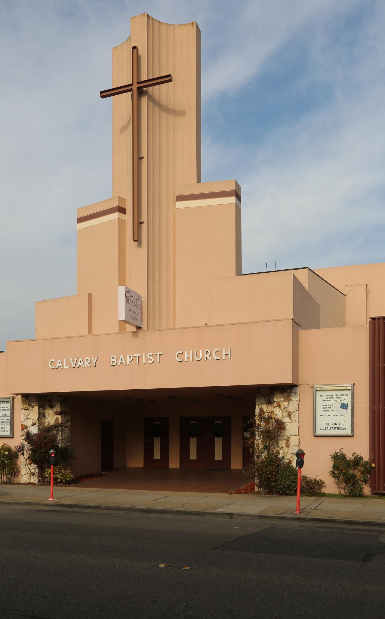 Alameda, ex-cinéma Vogue, devenu une église baptiste. [Simon Edelstein]