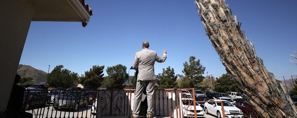 Des églises drive-in voient le jour aux Etats-Unis. [Getty Images/AFP - Mario Tama]