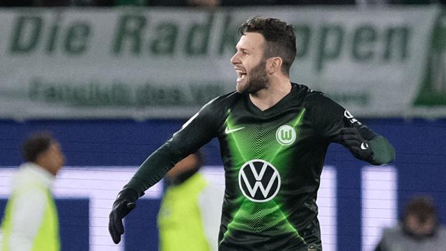 Renato Steffen a inscrit son 4e but de l'année avec Wolfsburg. [Peter Steffen]