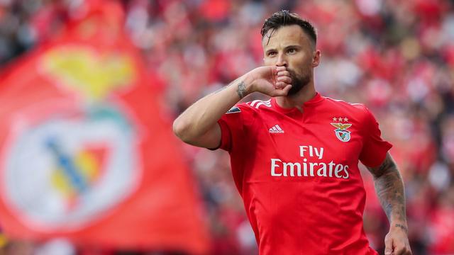 Haris Seferovic a vécu une saison mitigée jusqu'à maintenant. [Keystone - Antonio Cotrim]