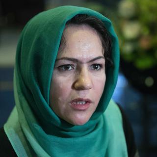 La négociatrice afghane et militante Fawzia Koofi a été blessée par balle. [AP - Pavel Golovkin]