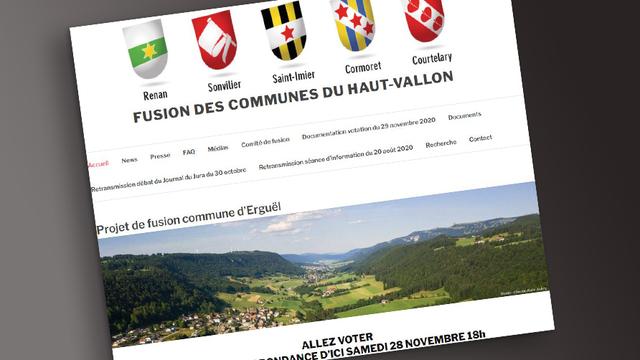 Les communes du Haut Vallon dans le Jura bernois ont refusé la création de la commune fusionnée d'Erguël. [DR]