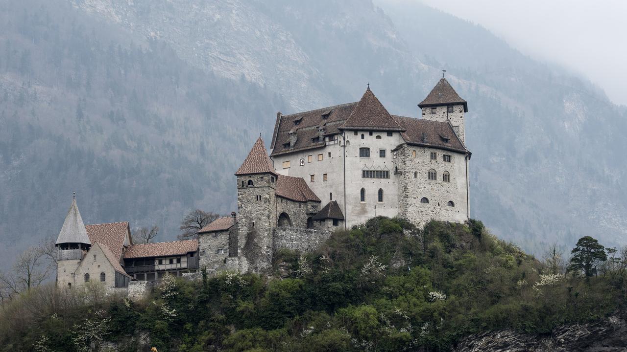 Le château de Balzers, au Liechtenstein. [Keystone - Christian Beutler]