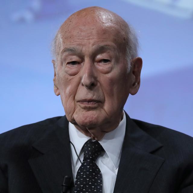 L'ancien président de la République française, Valéry Giscard d'Estaing, pris en photo à Paris le 20 juin 2019. [AFP - Jacques Demarthon]