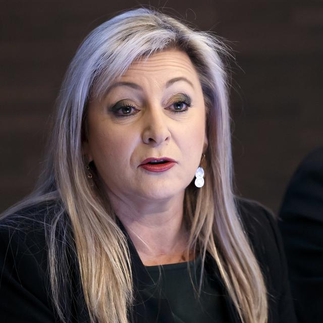 Nuria Gorrite, présidente du Conseil d'Etat vaudois. [Keystone - Salvatore Di Nolfi]