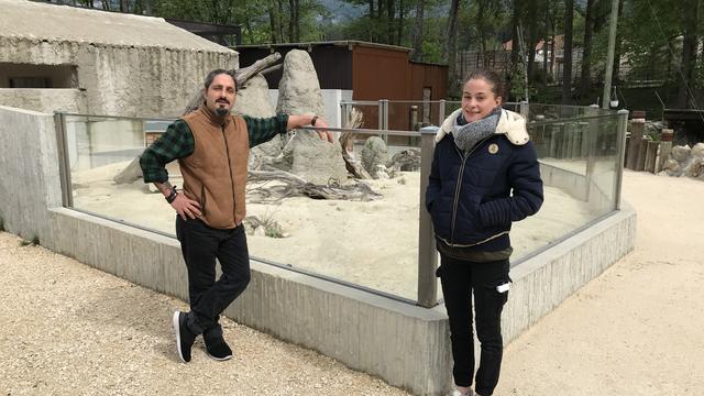 Siky Park Crémines: Mark Zihlmann et Kim Herzog [RTS - Alain Arnaud]