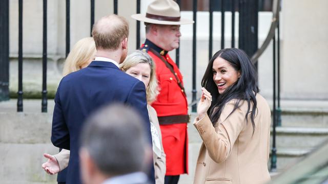 En pleine tempête, Meghan quitte le royaume et repart au Canada. [AFP - Dinendra Haria]