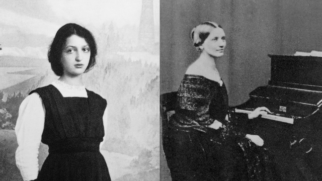 La pianiste roumaine Clara Haskil, et la compositrice allemande Clara Schumann. [AFP - Leemage / Collection Particuliere Tropmi - Manuel Cohen]
