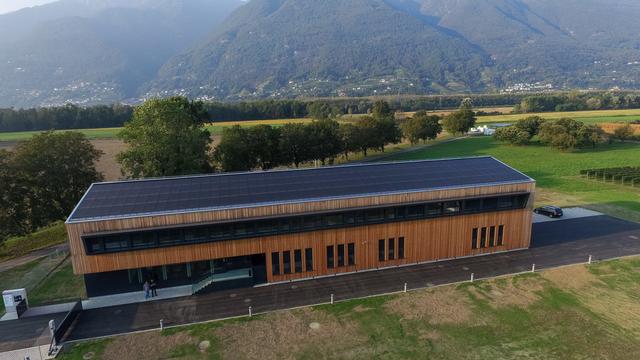 Le site d'Agroscope de Cadenazzo, au Tessin. [Keystone - Agroscope/Carole Parodi]