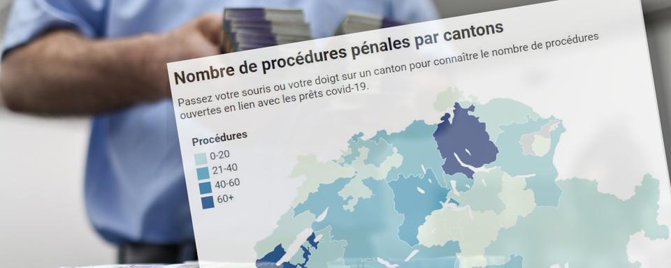 Les ministères publics cantonaux poursuivent les cas de fraudes présumées. [Keystone-ATS - Martin Ruetsch]