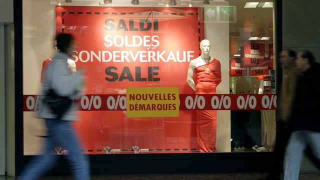 Il n'y a plus de CCT dans le commerce de détail à Genève depuis 2017. [Keystone - Salvatore Di Nolfi]