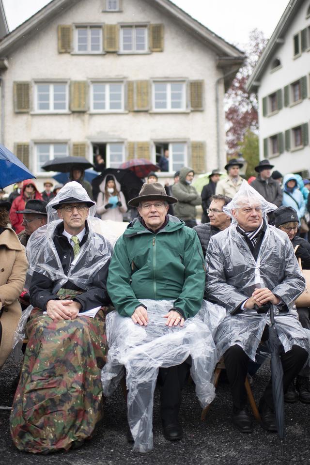 La Landsgemeinde de Glaris, le 5 mai 2019. [Keystone - Gian Ehrenzeller]