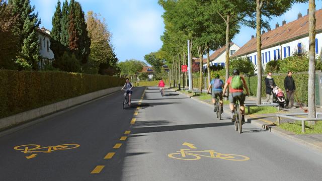 Bientôt des autoroutes à vélo en ville de Zurich? [provelo Zurich]