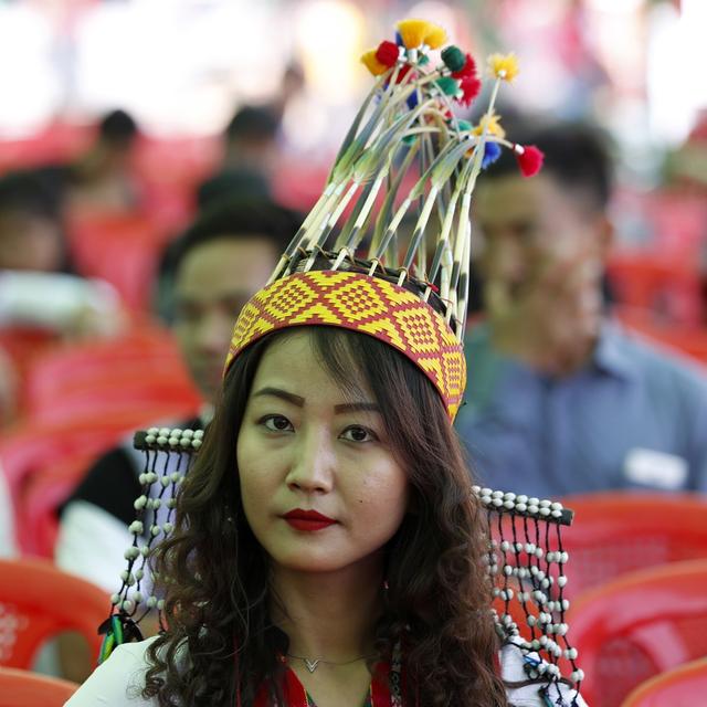 Une femme Chin en Birmanie. [Keystone - Nyein Chan Naing]