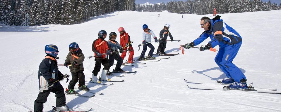 Le camp de ski. [Keystone - Gaëtan Bally]