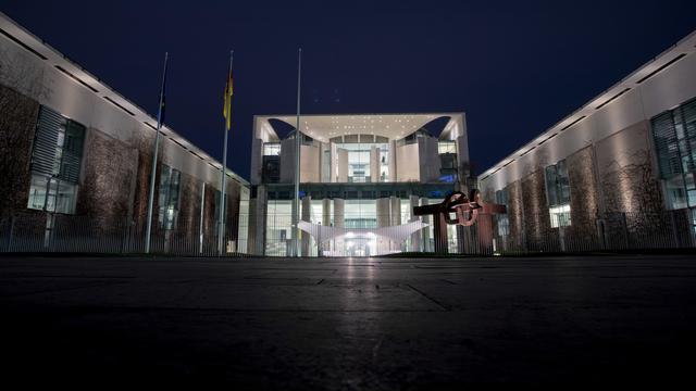 Le siège de la Chancellerie fédérale à Berlin. [Keystone - Christoph Soeder]