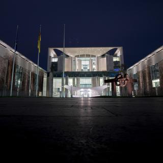Le siège de la Chancellerie fédérale à Berlin. [Keystone - Christoph Soeder]