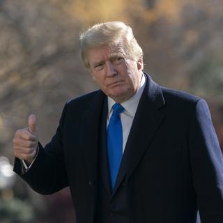 Donald Trump ouvre la porte à une candidature en 2024. [Keystone - EPA/Chris Kleponis / POOL]