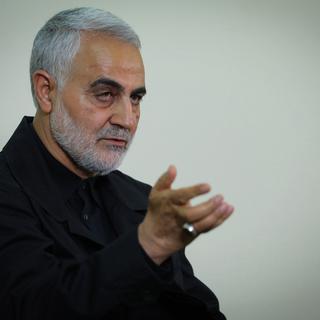 Le général Qassem Soleimani à Téhéran, début octobre 2019. [EPA/IRANIAN SUPREME LEADER'S OFFICE]