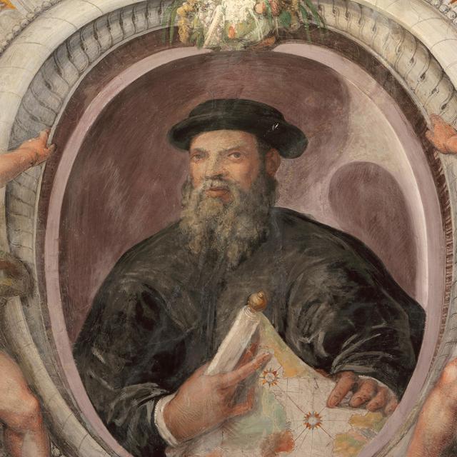 Portrait de l'explorateur portugais Ferdinand Magellan, à la Villa Farnese en Italie. [AFP - Manuel Cohen]